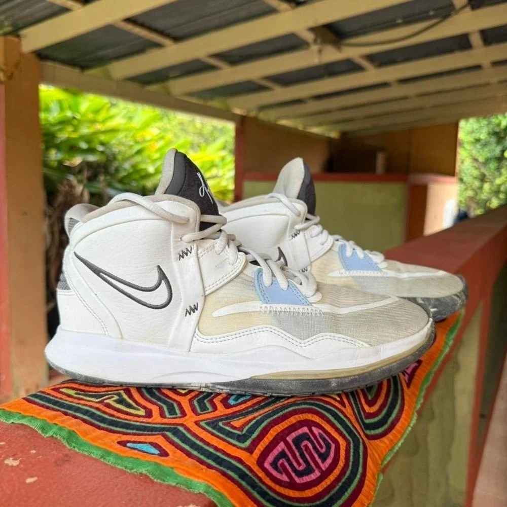 Nike Kyrie Infinity Aluminum‎ Sail Sneakers Basketball Shoes Mens 7Y DD0334-102